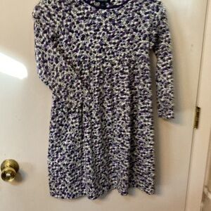 Girls long sleeve tee shirt longer dress in size 8 by Lands End